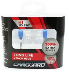 Carguard set de 2 becuri halogen h1 +100% intensitate - long life - carguard (BHA021)
