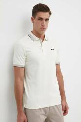 Calvin Klein poló fehér, férfi, sima - bézs XL - answear - 34 990 Ft