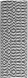 Vidaxl fekete PP kültéri szőnyeg 80 x 250 cm 317015