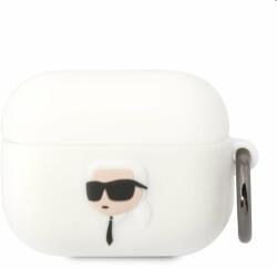 Karl Lagerfeld 3D Logo NFT Karl Head szilikontok Apple AirPods Pro számára, fehér (57983112290)