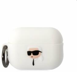 Karl Lagerfeld 3D Logo NFT Karl Head szilikontok Apple AirPods Pro 2 számára, fehér (57983112328)