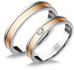 Úristen, házasodunk! Uh743b Karikagyűrű Gyémánt Kővel
