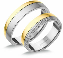 Úristen, házasodunk! Uh758b Karikagyűrű Gyémánt Kővel