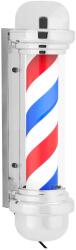 physa Barber pole - forgatható és megvilágított - 380 mm-es magasság - 25 cm-es faltávolság - ezüst foglalat (PHY- BP_02)