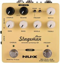 NUX STAGEMAN FLOOR előfok és DI-box akusztikus gitrához