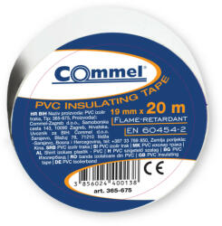 Commel szigetelőszalag fehér 19mm x 20m 1 db (365-675) - alphadenthigienia