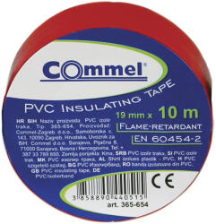 Commel szigetelőszalag 15mm x 10m piros 1 db (365-604) - alphadenthigienia