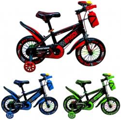Bicicleta copii, sticla apa, aparatori, roti 12 inch, diverse culori RB38531