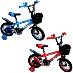 Bicicleta Copii, cu muzica si lumina, aripa roti fata/spate, roti 12 inch, diverse culori RB38516