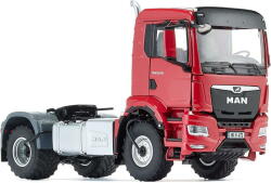 Wiking MAN TGS 18.510 4x4 BL 2-axle tractor, model vehicle (red)