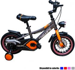  Bicicleta copii, frana disc fata si spate, far pe baterii, roti 12 inch, diverse culori RB38526