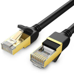 UGREEN NW107 Ethernet RJ45 kábel, Cat. 7, STP, 1m (fekete) - pixelrodeo