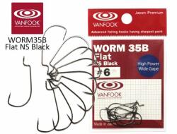 Vanfook Carlige offset VANFOOK Worm-35B Flat nr. 4, 9buc/plic (V031003)