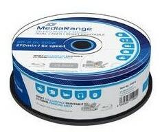 MediaRange Disc Blu-ray MediaRange BD-R DL 50 GB 6x Inkjet Printable MR510 (MR510)