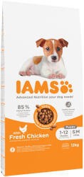Iams IAMS Pachet economic for Vitality Dog 2 x 12 kg - Puppy Small / Medium Breed Pui