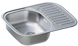 Artenova AE 640 mosogatótálca (650x490 mm, 1 medence+1/2 csepptálca) komplett szifoncsomaggal (1012)