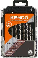 Kendo kőzetfúró készlet 8db-os 3-10mm (030405-0075)