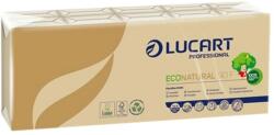 Lucart Professional Lucart EcoNatural papírzsebkendő 4 rétegű 10x10db-os (843166)