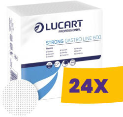 Lucart Professional Lucart Strong Gastro Line 600 éttermi szalvéta 600 lapos (Karton - 24 csg)