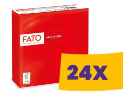 FATO Smart Table piros színű szalvéta, 33x33cm, 2 rétegű 50 lapos (Karton - 24 csomag) (K82621700)