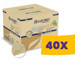 Lucart Professional Lucart EcoNatural 216 TN környezetbarát hajtogatott szalvéta 150 lapos (Karton - 40 csomag) (832324)