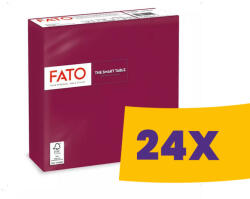 FATO Smart Table bordó színű szalvéta, 33x33cm, 2 rétegű 50 lapos (Karton - 24 csomag) (K82621800)