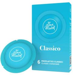 Love Match Clasic Prezervative Marime Confortabila si Lubrifiate Optim - 6 bucati