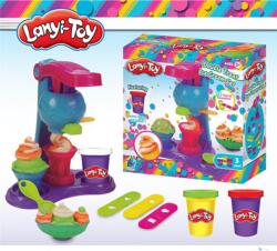 Magic Toys Lanyi-Toy csavart fagyi készítő gyurmakészlet 3 tégely gyurmával és formázó szerszámokkal (MKL524849) - innotechshop