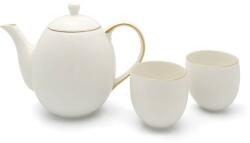 Bredemeijer Set de ceai CANTERBURY 1, 2 l, set de 3 buc, alb, porțelan, Bredemeijer