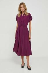 Ralph Lauren Lauren Ralph rochie culoarea violet, midi, evazați 250909427 PPYH-SUD05N_49X