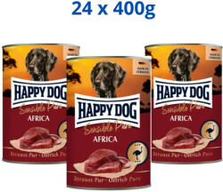 Happy Dog Africa konzerv Strucc 24x400g