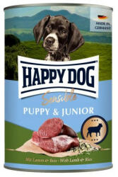 Happy Dog Puppy&Junior konzerv Bárány-Rizs 400g