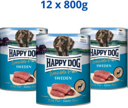 Happy Dog Sweden konzerv Vadhúsos 12x800gr