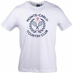 Monte-Carlo Férfi póló Monte-Carlo Country Club Silkscreen Print T-Shirt - white