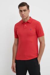 Ralph Lauren pamut póló piros, sima - piros XL - answear - 47 990 Ft