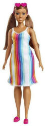 Mattel Barbie - Loves the Ocean 50. évfordulós baba - barna haj, csíkos ruha (MTLGRB35_2)