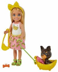 Mattel Barbie Chelsea és kiskedvence szett - szőke (MTLHGT08_1)