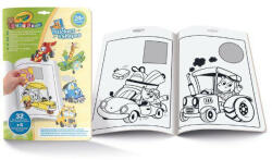 Crayola - Mini Kids Matricás foglalkoztató - Járgányok (256938)