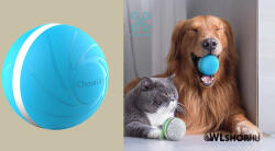 Cheerble Interaktív játéklabda kutyáknak és macskáknak Cheerble W1 - Kék
