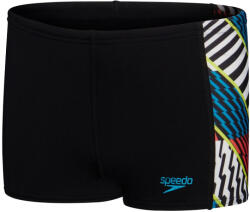 Speedo digital panel aquashort boy black/white/watermelon/bolt/bitter