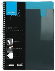 STREET Spirálfüzet STREET Pad A/4 kockás 80 lapos kék (67243) - homeofficeshop