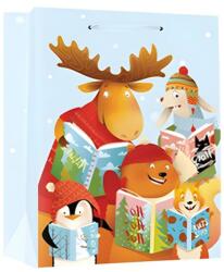 Creative Dísztasak CREATIVE Special XL 40, 6x16, 5x55 cm karácsonyi állat mintás színes fényes szalagfüles (77565) - forpami