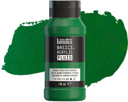 Liquitex Basics Fluid akrilfesték, 118 ml - 224, hooker's green hue permanent