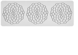  Dekor forma, szilikon, csipke, 25×8, 7 cm