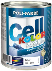 Poli-Farbe Cellkolor Aqua selyemfényű zománcfesték D bázis 0, 75l (PO632d)