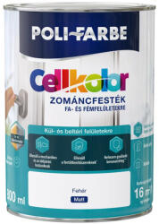 Poli-Farbe Új Cellkolor matt zománcfesték Fehér 0, 8l (PO2030101012)