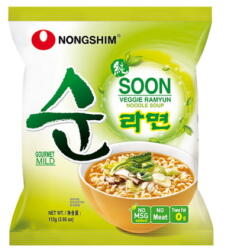 Nongshim Zöldséges Ramyun Instant Tészta Leves, 112gr (Nongshim)