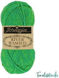Scheepjes River Washed 954 Cingo - kék-zöld