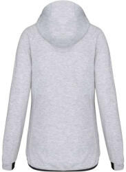 Proact PA359 Női kapucnis cipzáras vastag sztreccs pulóver Proact, Ash Heather-XL (pa359ash-xl)
