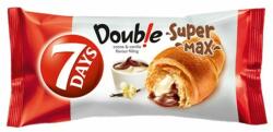7days Croissant 7DAYS Super Double Max kakaós és vaníliás töltelékkel 110g - decool